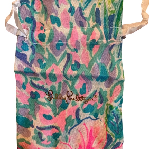 NWT Lilly Pulitzer Gold Tone Long Navy Tassel Necklace - Picture 3 of 3